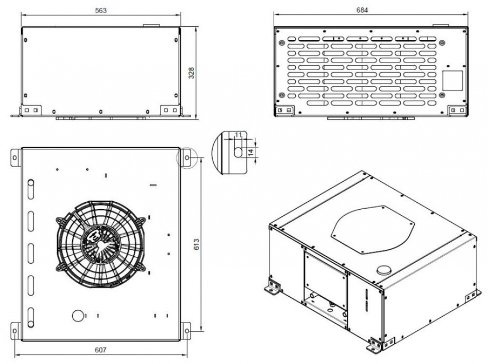 Блок терморегулирования RUBRUKS TCU-6-4-10-12V схема